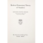Dickson L.E., La théorie élémentaire moderne des nombres, 1950