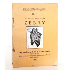 Rząśnicki A., ZEBRY, 1931 [Miejski Ogród Zoologiczne w Warszawie]