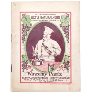 SUR L'UTILISATION DES PTOM NATURELS DANS LA MAISON, 1930 Poznań