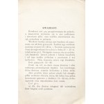 Sikorski W., KWADRANT, PALANT, PIŁKA LATAJĄCA, PIŁKA KOSZYKOWA, 1922 [zasady gier przyjęte przez Komisję Zawodów Międzyszkolnych Kuratorjum okręgu szkolnego poznańskiego]