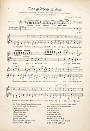 BITWA POLSKA DWIE PIEŚNI [Die Polenschlacht zwei lieder instrumentalbegleitung von Leonhard Mentzer].