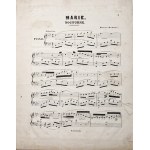 Brindley R., MARIE - NOCTURNE POUR PIANO RICHARDS BRINDLEY, ca. 1856