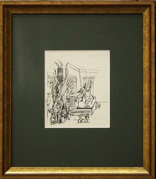 Antoni Uniechowski(1903 Wilno-1976Warszawa),Rysunek z cyklu