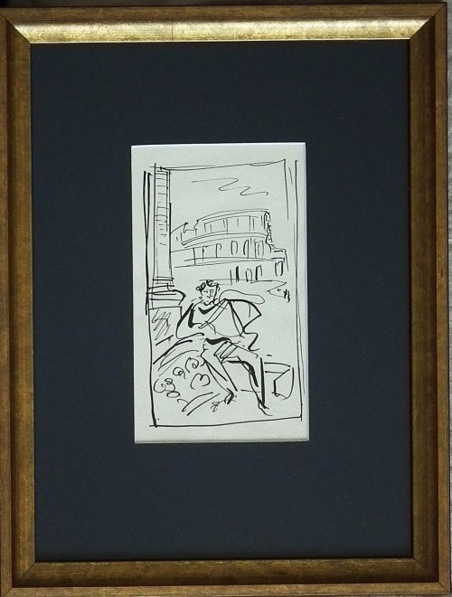 Antoni Uniechowski(1903 Wilno-1976Warszawa),Rysunek z cyklu