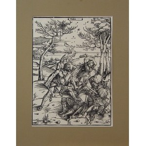 Albrecht DÜRER (Norymberga 1471 - Norymberga 1528) Herkules walczący z synami Posejdona