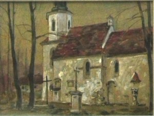 Karol Gajewski(1896-1969),Kraków-Kościół Św.Salwatora,2ćw XX wieku