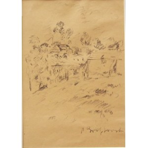 Stanislaw Borysowski(1906,Lviv-1988,Torun),Rural Landscape