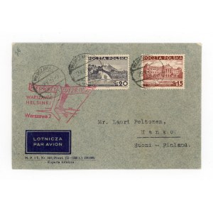 List Warszawa - Wilno - Helsinki, list przesłany 29.V.1937 (510)