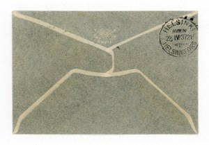 Letter Warsaw - Vilnius - Helsinki, letter sent 29.V.1937 (510)
