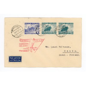 List Warszawa - Wilno - Helsinki, list przesłany 29.V.1937 (511)
