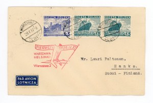 Letter Warsaw - Vilnius - Helsinki, letter sent 29.V.1937 (511)