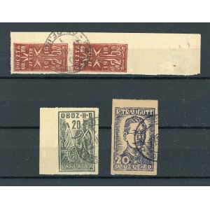 Tábor II D, Gross-Born, sada proplacených známek, 4 ks. (516)