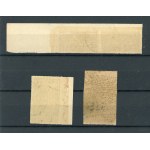 Camp II D, Gross-Born, set of cashiered stamps, 4 pieces. (516)
