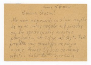 Postcard sent from Tonin to Litzmannstadt, 1944 (521)