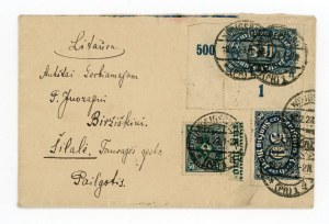 Letter sent from Königsberg to Lithuania, 1923 (527)