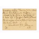 Postal card sent from Raszków to Warka, 1909 (530)