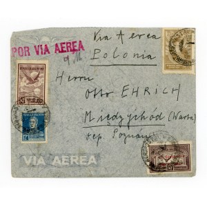 Letecký dopis z Buenos Aires do Polska, 1931 (543)