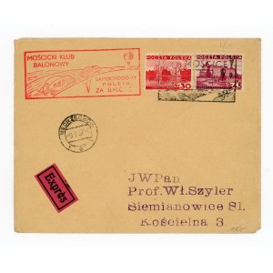 V Samochodowy pościg za balonem, list z 1937 (545)