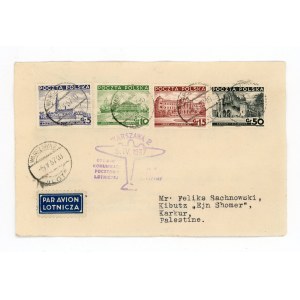 List Warszawa - Lwów - Jerozolima LOT, list wysłany 5.IV.1937 (546)