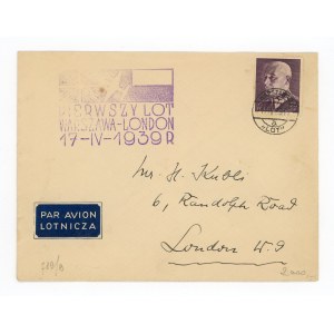 List Warszawa - Londyn British Airways 1939 (549)