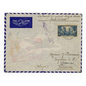 Letecký list z Francúzska do Varšavy, 1939 (551)
