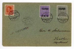 Airmail letter from Vienna to Krakow, 1918 (557)
