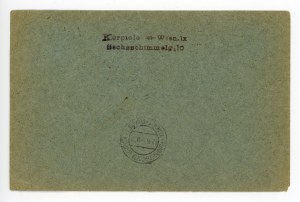 Airmail letter from Vienna to Krakow, 1918 (557)