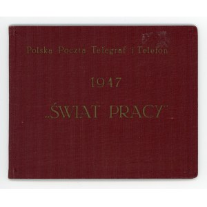 Karnet Świat Pracy Polska Poczta Telegraf i Telefon 1947. Próby (561)