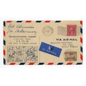 New York - Warsaw, Adamowicz brothers' transatlantic flight, 1934 (562)
