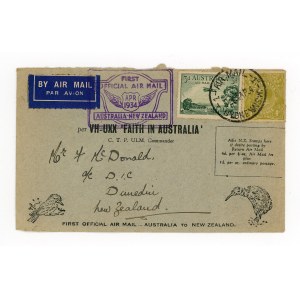 List lotniczy z Australii do Nowej Zelandii, 1934 (564)