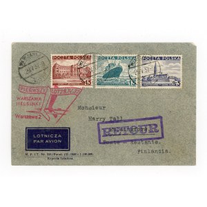 Varsavia - Vilnius - Helsinki, lettera inviata il 29.V.1937 (567)