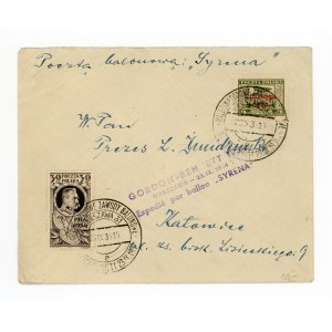 List z lotu balonem Syrena z okazji zawodów o puchar Gordon - Bennetta 1934 (568)