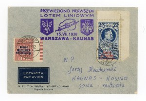 First airline flight Warsaw - Kaunas, 1938 (571)