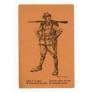 Legion postcard - caricature of a legionnaire (573)