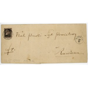List wysłany z Borek Wlkp. do Rawicza, 1850 (582)