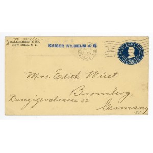 List wysłany z Nowego Jorku do Bydgoszczy, 1904 (583)