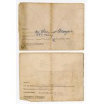 Dwa listy do jednej osoby z oflagów II E oraz II D, 1943/44 (600)