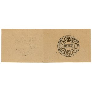 Woldenberg, Oflag II C - Wystawa Filatelistyczna, 1942. Karnet na znaczki (701)