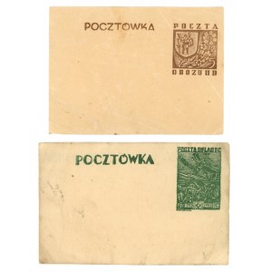 Oflag II D, Oflag II C, dwie karty pocztowe (713)