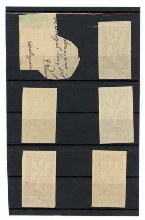 Woldenberg, Oflag II C, Regrowth oak set of 4, 1944 (714)