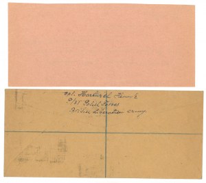 Letter transmitted in the Polish Navy's deck agency No. 27 on the submarine ORP 