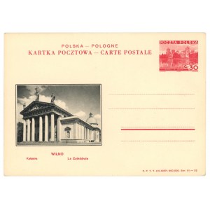 Wilno katedra - ilustrowana karta pocztowa, 1937 (732)