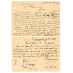 Set of illustrated postcards 1937. total 2 pcs. (735)