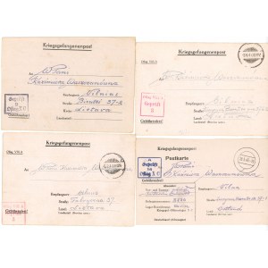Sada dopisů z vlajek 1940-1943. celkem 4 ks. (744)