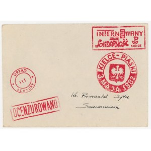 Poczta internowanych w czasie stanu wojennego, Obóz Kielce Piaski, 1982 (861)