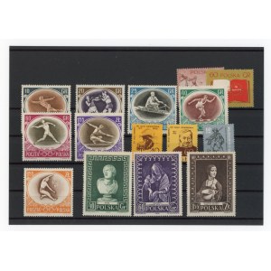 Polska 1956 rok - zestaw 15 znaczków niekasowanych (107)