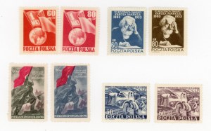 Poland 1953 - set of 8 un-cancelled stamps (110)