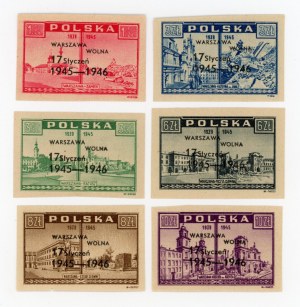 Series 1. anniversary of the liberation of Warsaw, 1946. uncut (118)
