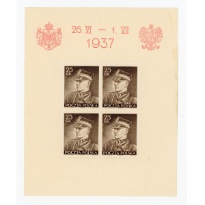 Wizyta króla Rumunii w Polsce, 1937, blok czysty (205)