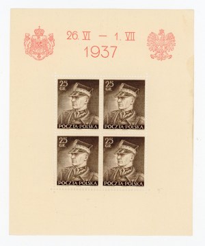 Romanian king's visit to Poland, 1937, clean block (205)